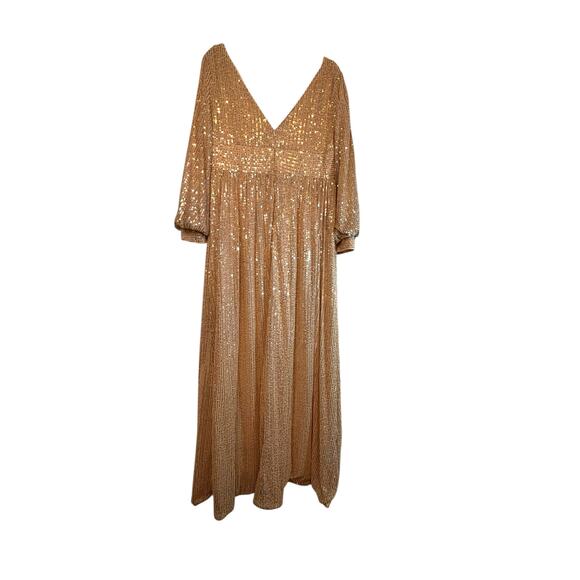 Giffniseti Sequin Gold Gown - Sze XL - Picture 3 of 16